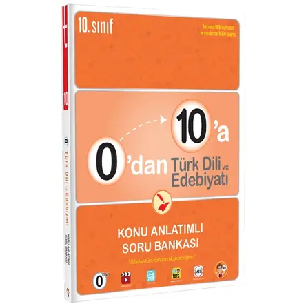 0’dan 10’a Türk Dili ve Edebiyatı Konu Anlatımlı Soru Bankası Tonguç Akademi