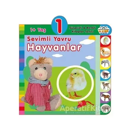 1+ Yaş Sevimli Yavru Hayvanlar - Kolektif - 0-6 Yaş Yayınları