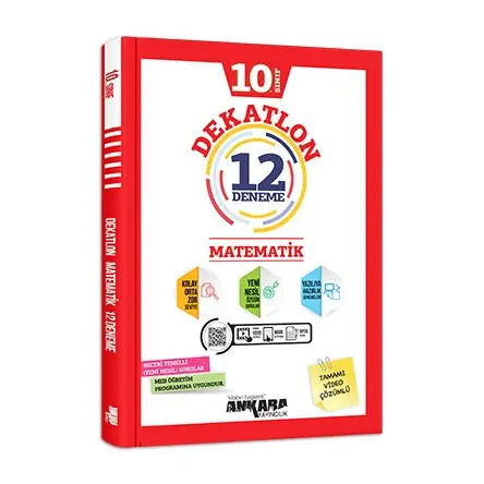 10. Sınıf Matematik Dekatlon 12 Deneme Ankara Yayıncılık