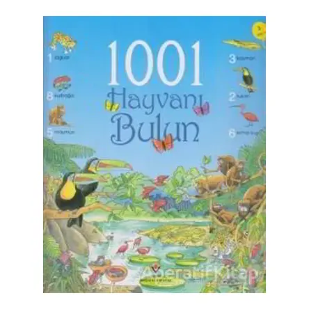 1001 Hayvanı Bulun - Ruth Brocklehurst - TÜBİTAK Yayınları