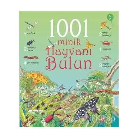 1001 Minik Hayvanı Bulun - Emma Helbrough - TÜBİTAK Yayınları