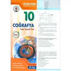 Özdebir 10.Sınıf Coğrafya Yaprak Test