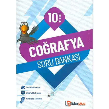 10.Sınıf Coğrafya Soru Bankası Lider Plus Yayınları