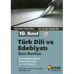 10.Sınıf Türk Dili ve Edebiyatı Soru Bankası Aydın Yayınları