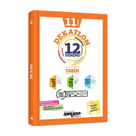 11. Sınıf Tarih Dekatlon 12 Deneme Ankara Yayıncılık