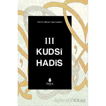 111 Kudsi Hadis - Mehmet Yaşar Kandemir - Tahlil Yayınları