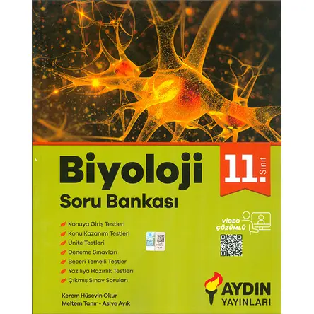 11.Sınıf Biyoloji Soru Bankası Aydın Yayınları