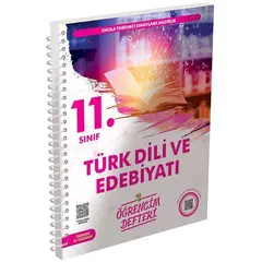 11.Sınıf Türk Dili Ve Edebiyatı Öğrencim Defteri Murat Yayınları