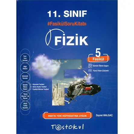 11.Sınıf Fizik Fasikül Soru Kitabı Test Okul Yayınları