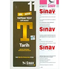 Sınav 11.Sınıf Tarih Yaprak Test