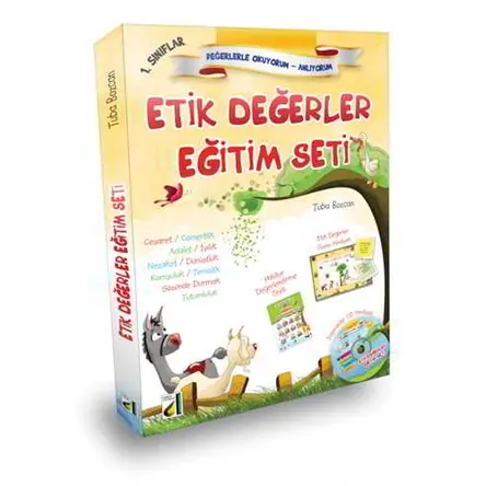 1. Sınıflar Etik Değerler Eğitim Seti (10 Kitap Takım) - Tuba Bozcan - Damla Yayınevi