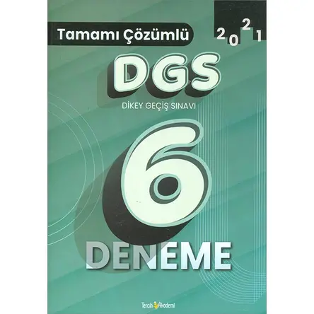 2021 DGS Çözümlü 6 Deneme Tercih Akademi