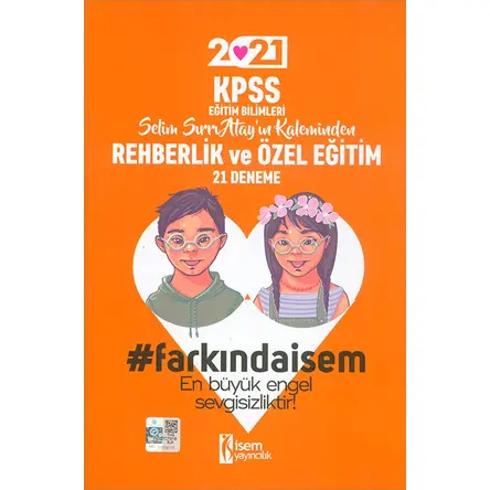 2021 İsem KPSS Eğitim Bilimleri Rehberlik ve Özel Eğitim 21 Deneme