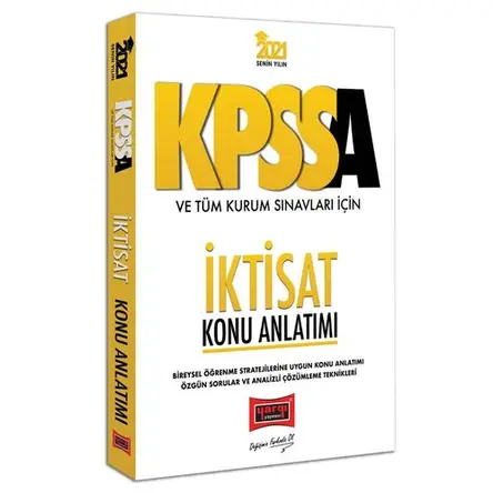 2021 KPSS A Grubu ve Tüm Kurum Sınavları İçin İktisat Konu Anlatımı Yargı Yayınları