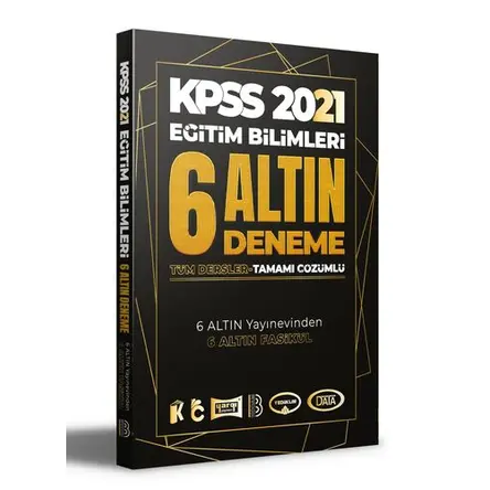 2021 KPSS Eğitim Bilimleri Tamamı Çözümlü 6 Altın Deneme Benim Hocam Yayınları