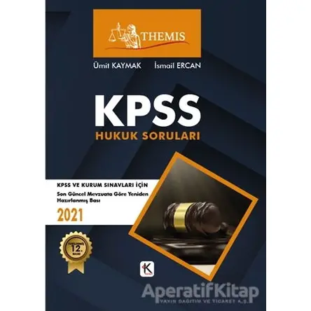 2021 Themis KPSS Hukuk Soruları - Tamer Bozkurt - Kuram Kitap