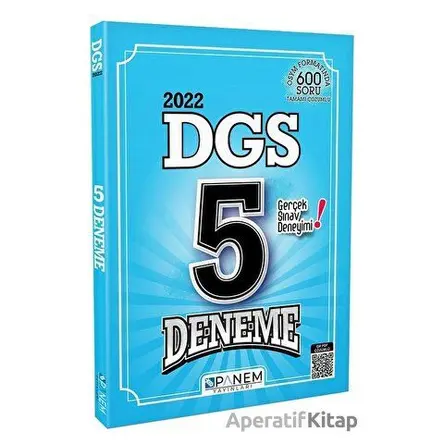 2022 DGS 5 Deneme Çözümlü - Kolektif - Panem Yayınları