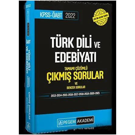 2022 KPSS ÖABT Türk Dili ve Edebiyatı Çıkmış Sorular ve Benzer Sorular