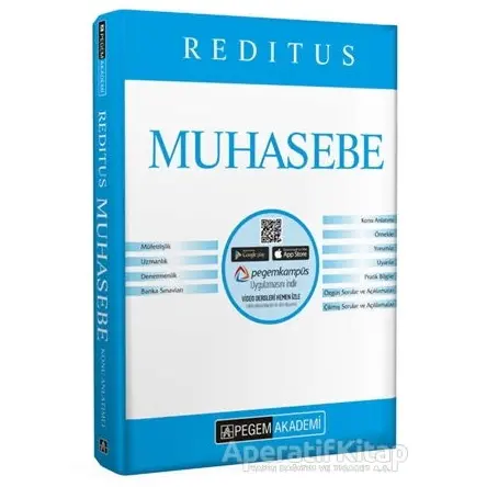 2022 Reditus Muhasebe Tamamı Çözümlü Soru Bankası - Kolektif - Pegem Akademi Yayıncılık