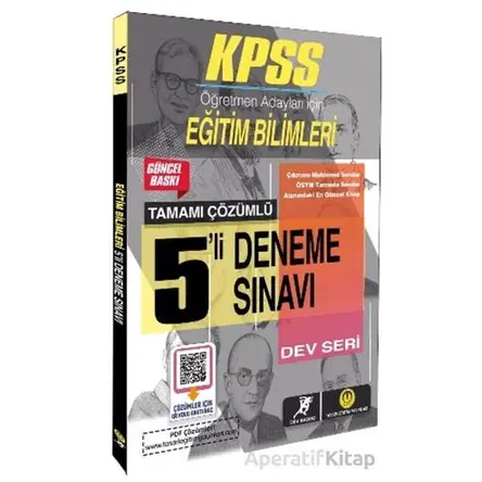 2024 KPSS Dev Kadro - Eğitim Bilimleri 5 Deneme - Kolektif - Tasarı Yayıncılık