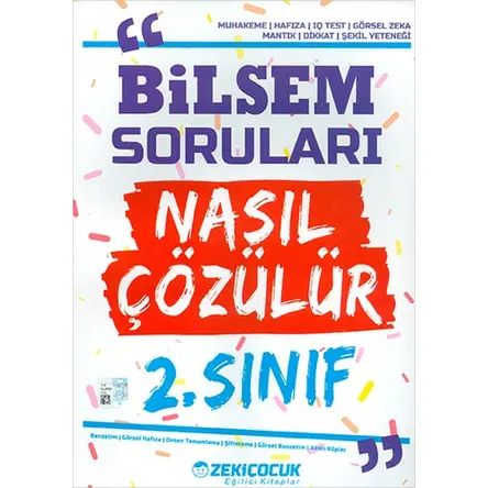 2.Sınıf Bilsem Soruları Nasıl Çözülür Zeki Çocuk Yayınları