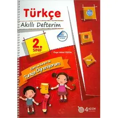 4 Adım 2.Sınıf Türkçe Akıllı Defterim