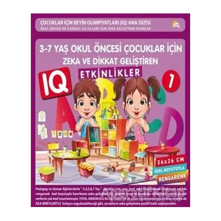 3-7 Yaş Okul Öncesi Çocuklar İçin Zeka ve Dikkat Geliştiren Etkinlikler 1