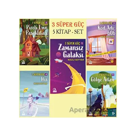 3 Süper Güç - 5 Kitap Set - Nazlı Seyyah - Gelecek Atölyesi Yayınları