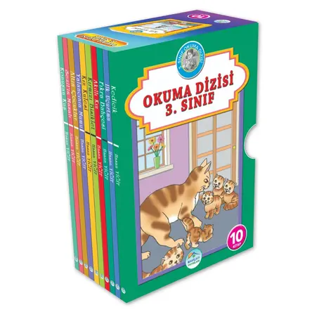 3.Sınıflar İçin Okuma Dizisi 10 Kitap Seti Maviçatı Yayınları