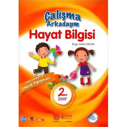 2. Sınıf Hayat Bilgisi Çalışma Arkadaşım - Kolektif - 4 Adım Yayınları