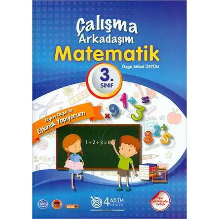 3. Sınıf Matematik Çalışma Arkadaşım - Kolektif - 4 Adım Yayınları