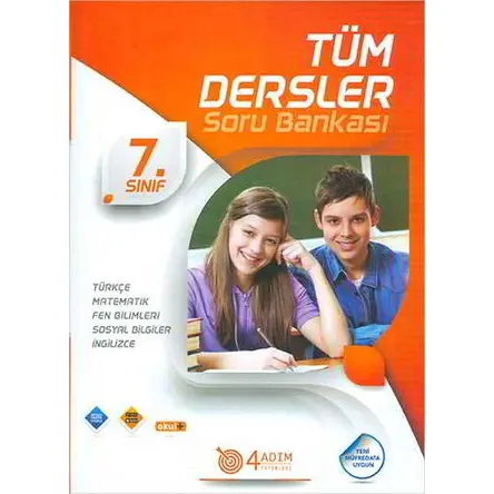 4 Adım 7.Sınıf Tüm Dersler Soru Bankası