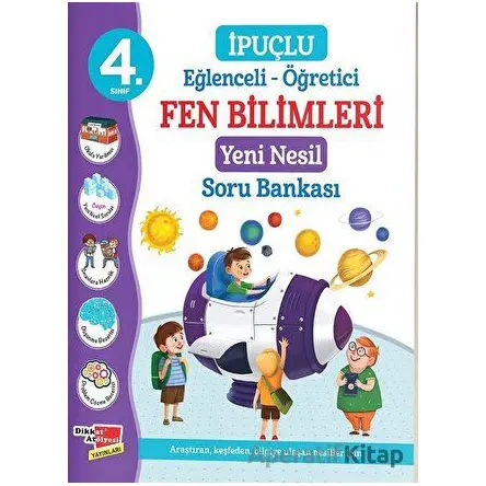 4. Sınıf Eğlenceli - Öğretici İpuçlu Fen Bilimleri Yeni Nesil Soru Bankası