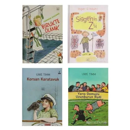 4 ve 5 Yaş Çocuklar İçin 4lü Hikaye İthaki Yayınları