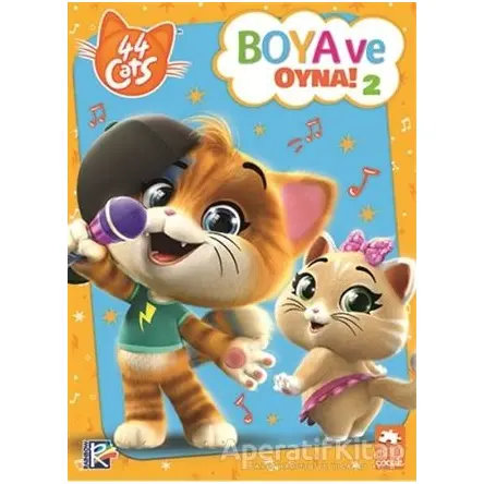 44 Cats - Boya ve Oyna 2! - Kolektif - Eksik Parça Yayınları