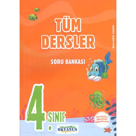 4.Sınıf Tüm Dersler Soru Bankası Okyanus Yayınları