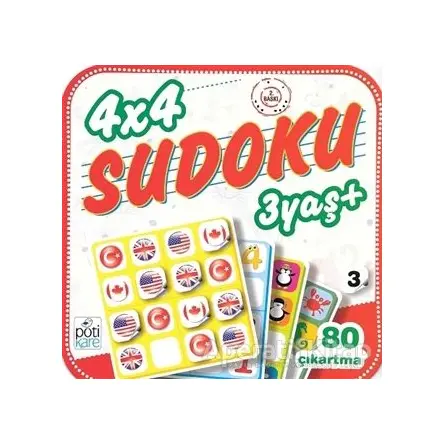 4x4 Sudoku (3) - Kolektif - Pötikare Yayıncılık