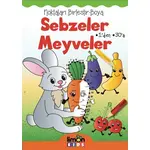 Noktaları Birleştir Boya - Sebzeler Meyveler - Kolektif - limonKIDS