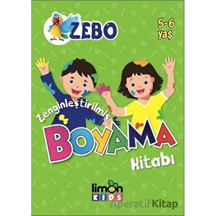 5 - 6 Yaş Zenginleştirilmiş Boyama Kitabı - Kolektif - limonKIDS