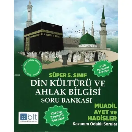 5. Sınıf Din Kültürü ve Ahlak Bilgisi Süper Gelişim Soru Bankası Bulut Eğitim Yayınları