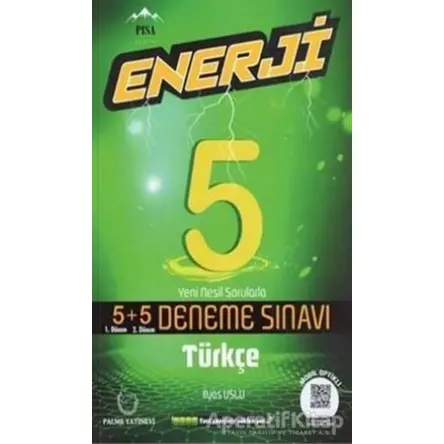 5. Sınıf Enerji Türkçe 5+5 Deneme Sınavı - Kolektif - Palme Yayıncılık