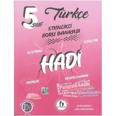 5. Sınıf Türkçe Hadi Konu Anlatımlı Soru Bankası Fi Yayınları