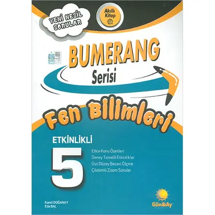 5.Sınıf Fen Bilimleri Etkinlikli Bumerang Serisi Günay Yayınları