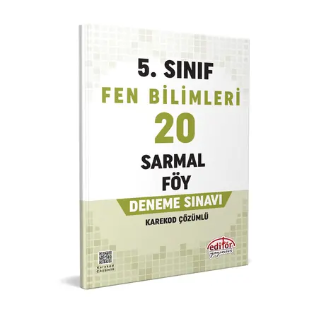 5.Sınıf Fen Bilimleri Sarmal Föy Deneme Sınavı Editör Yayınevi