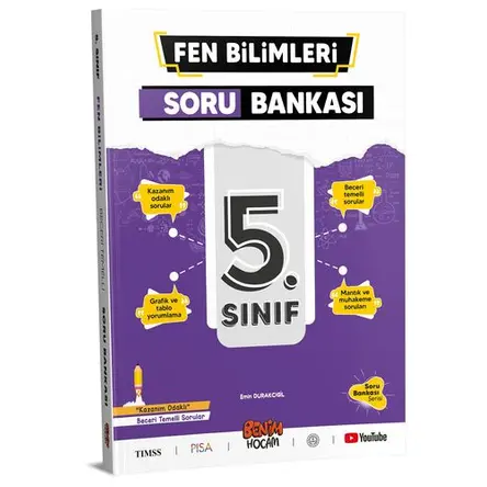 5.Sınıf Fen Bilimleri Soru Bankası Benim Hocam Yayınları