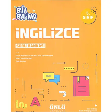 5.Sınıf İngilizce Soru Bankası Ünlü Yayınları