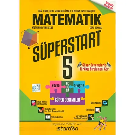 5.Sınıf Matematik Soru Bankası Startfen Yayınları