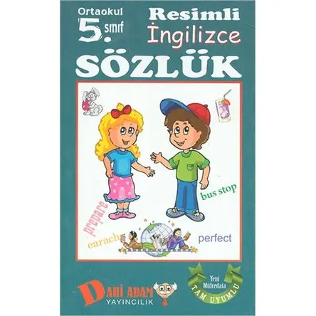 5.Sınıf Resimli İngilizce Sözlük Dahi Adam Yayınları