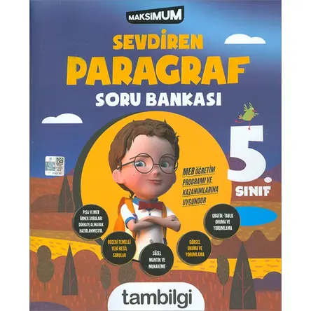 5.Sınıf Sevdiren Paragraf Soru Bankası Tam Bilgi Yayınları