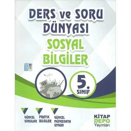 5.Sınıf Sosyal Bilgiler Ders ve Soru Dünyası Kitap Depo Yayınları